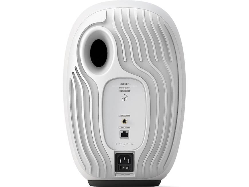 KEF LS LUXE (Mineral White) Powered stereo speakers with Wi-Fi