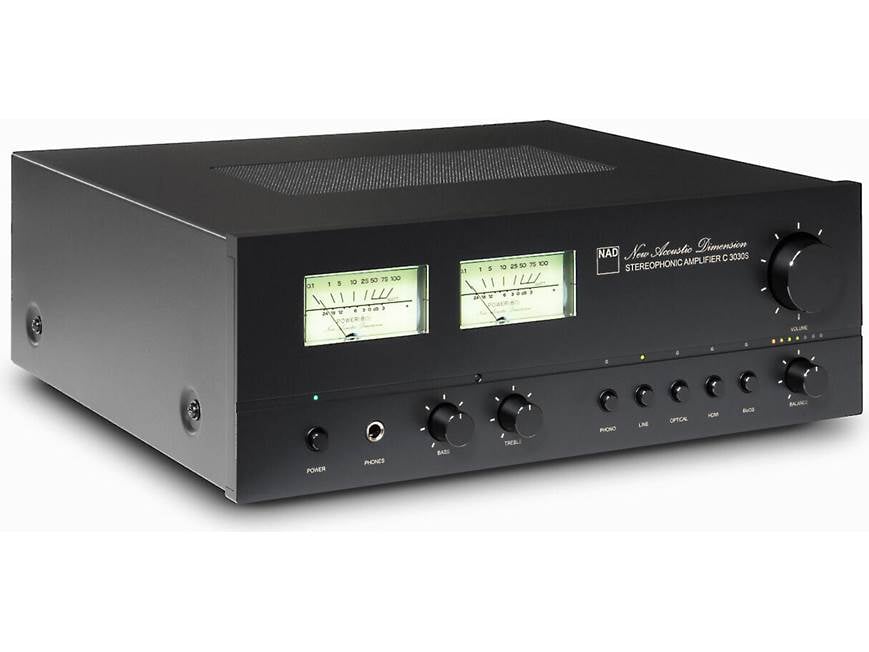 NAD C3030S Stereo integrated amplifier with HDMI, built-in BluOS