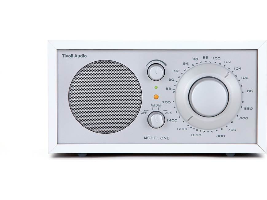 Tivoli Audio Model One (White/Silver) AM/FM radio (White/Silver