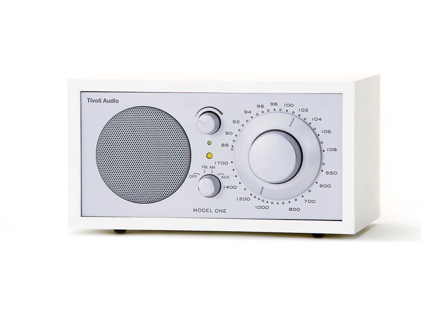 M225 Tivoli Audio ラジオ 2000年 MODEL ONE Tivoli Audio Model One (White/Silver) AM/FM radio (White/Silver