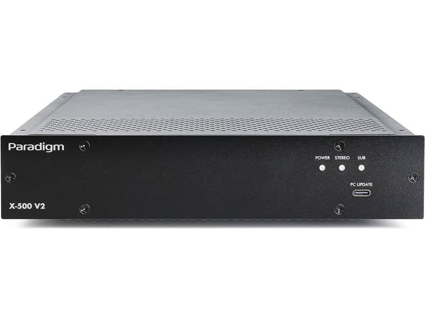 Paradigm X-500 V2 Multi-purpose power amplifier with DSP settings
