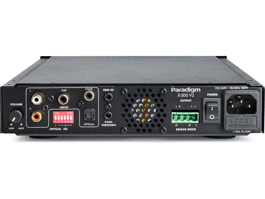 ぽむ Paradigm X-500 V2 Multi-purpose power amplifier with DSP settings