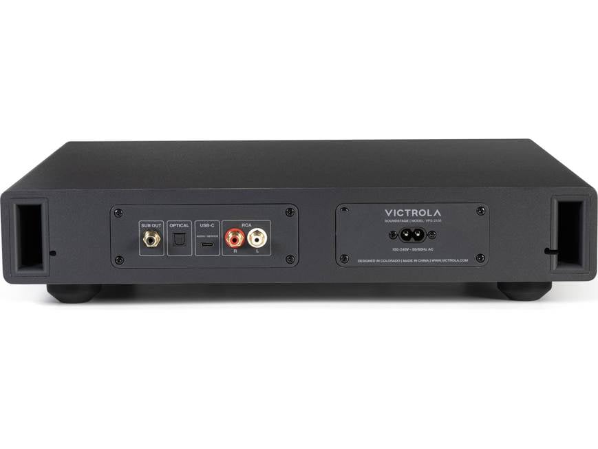 Victrola Soundstage (Black) Powered turntable speaker base with
