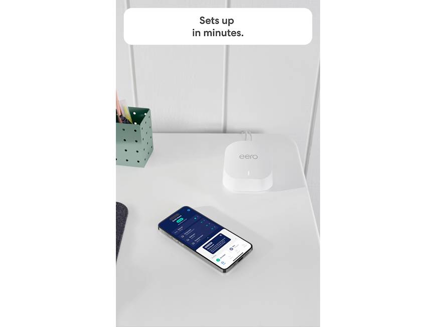 eero 6+ Dual-band mesh Wi-Fi 6 router at Crutchfield