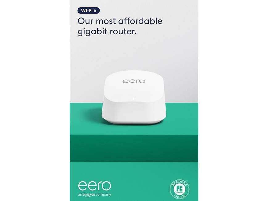 eero 6+ Dual-band mesh Wi-Fi 6 router at Crutchfield