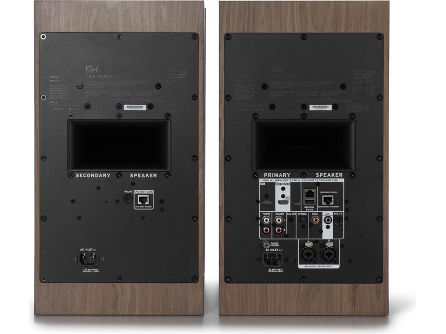 Klipsch The Nines II (Walnut) Powered stereo speakers with Wi-Fi