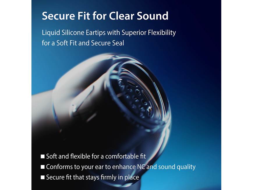 Kenwood KH-CRZ90T Glass Core Wireless noise-canceling earbuds at
