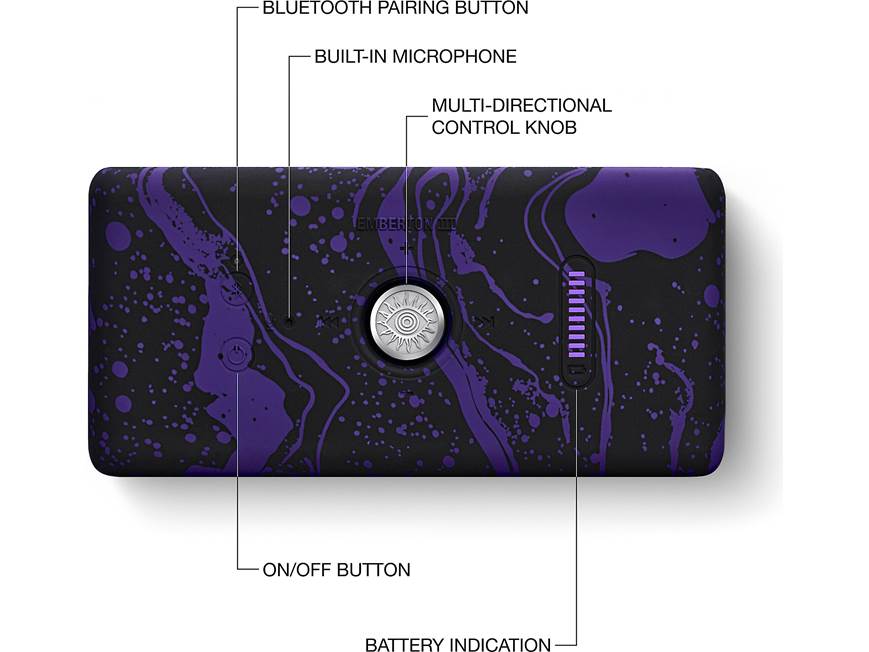 Marshall Emberton III Hendrix Edition (Purple and Black