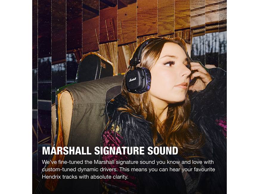 Marshall Major V Hendrix Edition Wireless on-ear Bluetooth