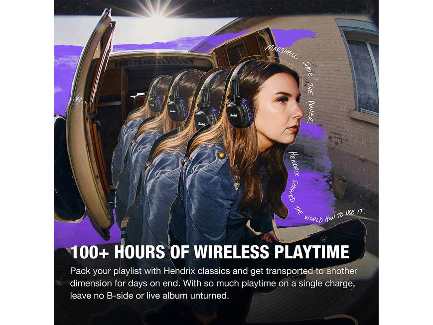 Marshall Major V Hendrix Edition Wireless on-ear Bluetooth