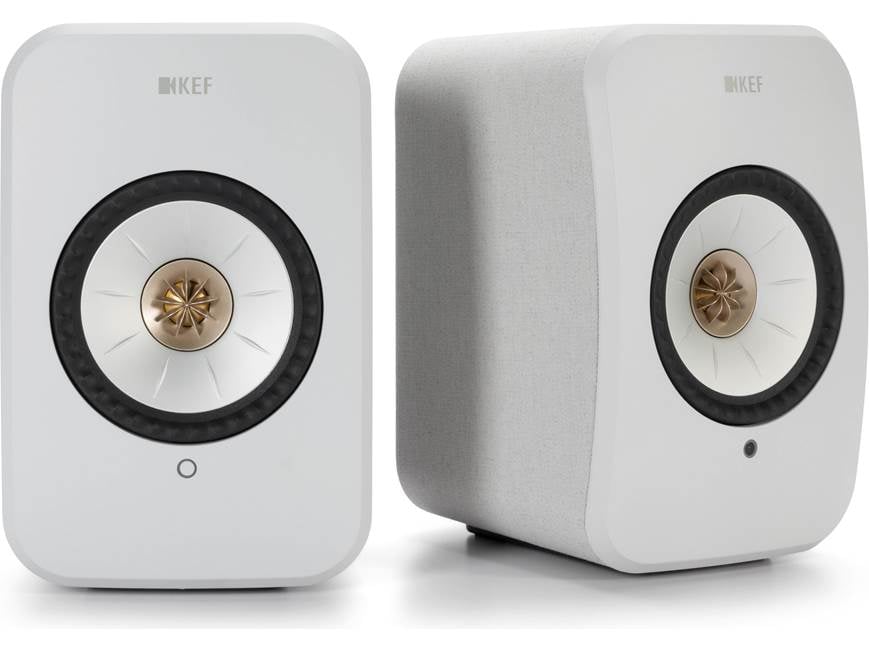KEF LSX II (Cotton White, Fabric) Powered speakers with Wi-Fi