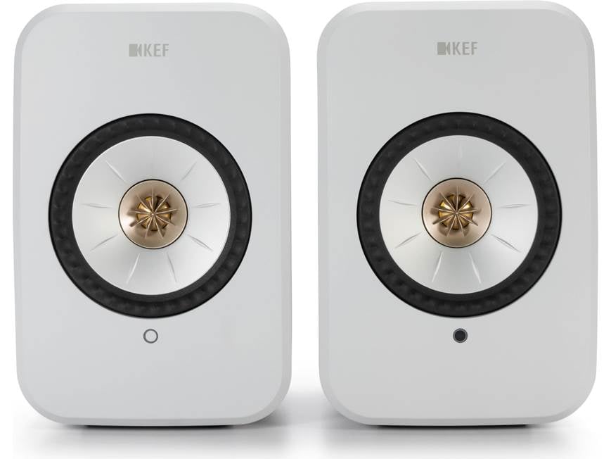 KEF LSX II (Cotton White, Fabric) Powered speakers with Wi-Fi