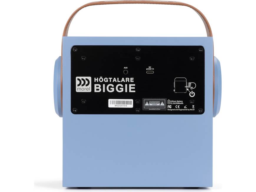 Morel BIGGIE (Denim Sky) Portable Bluetooth® speaker (Denim Sky