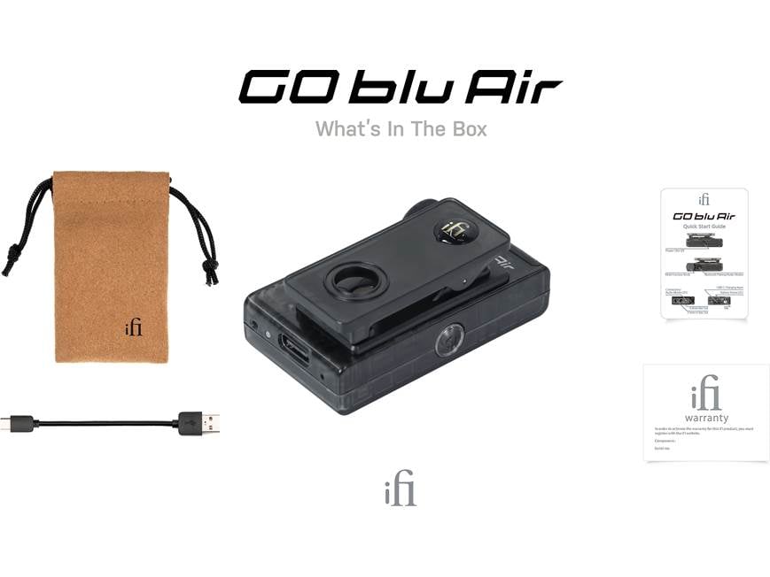 iFi GO blu Air Portable DAC/amp with Bluetooth® at Crutchfield