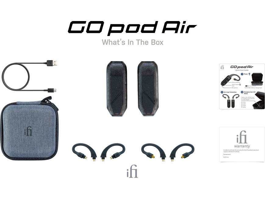 iFi Go pod Air True wireless Bluetooth® DAC/headphone amp for in