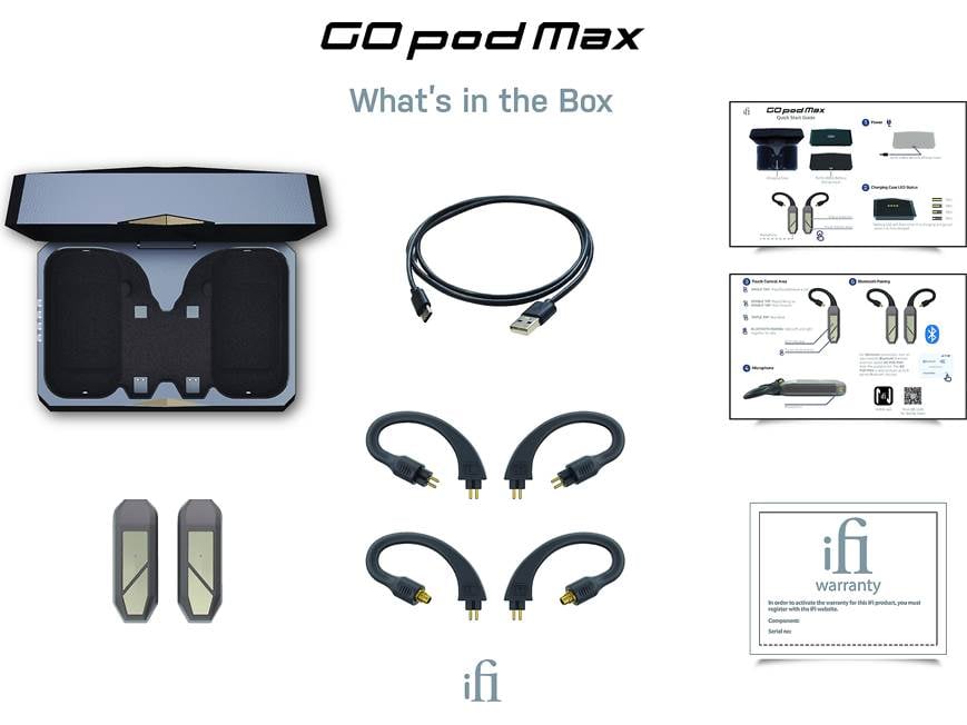 iFi GO pod Max True wireless Bluetooth® DAC/headphone amp for in