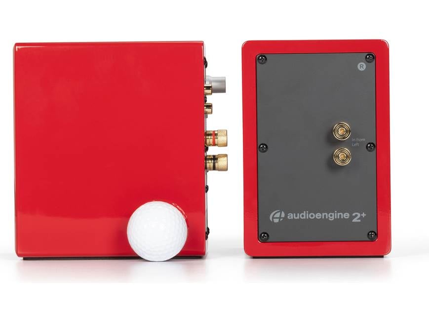 Audioengine A2+ Home Music System (High-gloss Red) Powered stereo