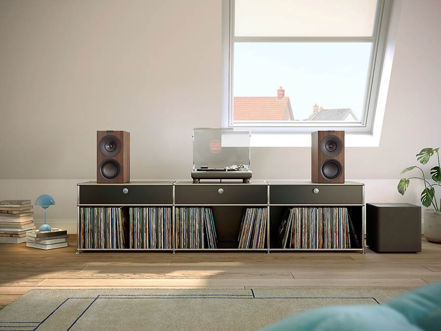 KEF Q Concerto Meta (Walnut) Bookshelf speakers (Walnut) at
