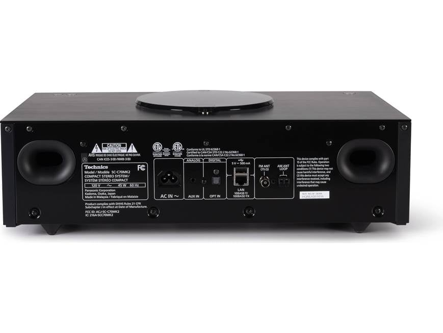 Technics Ottava™ SC-C70MK2 (Black) All-in-one streaming music