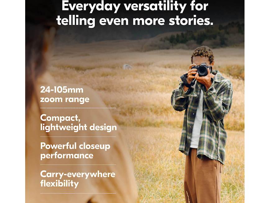 Nikon NIKKOR Z 24-105mm f/4-7.1 Wide-angle to telephoto zoom lens