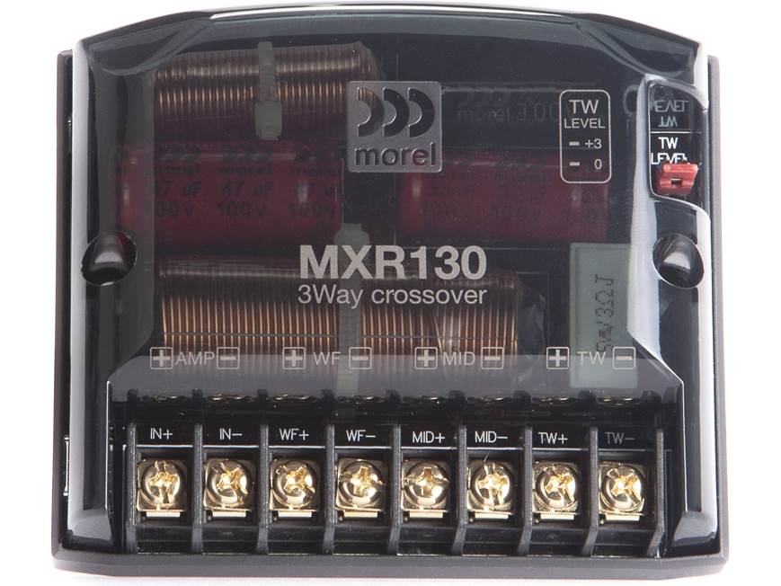 Morel MXR130 Virtus Nano Carbon 3-way crossovers at Crutchfield
