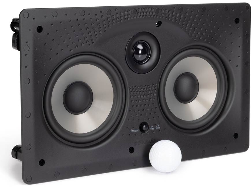 Polk Audio 255C-RT In-wall center channel speaker at Crutchfield