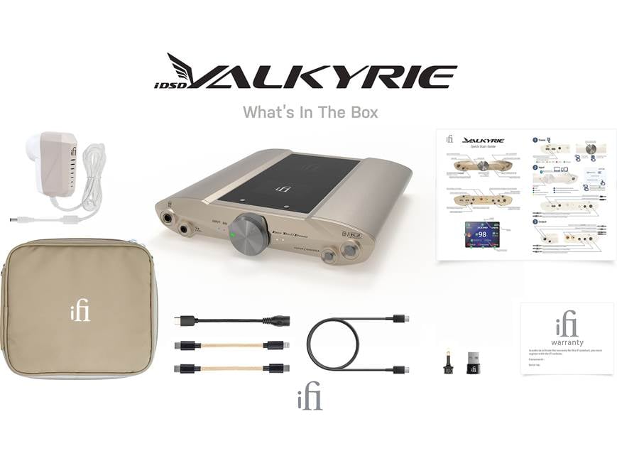 iFi iDSD Valkyrie (Gold) Portable/desktop USB DAC and headphone