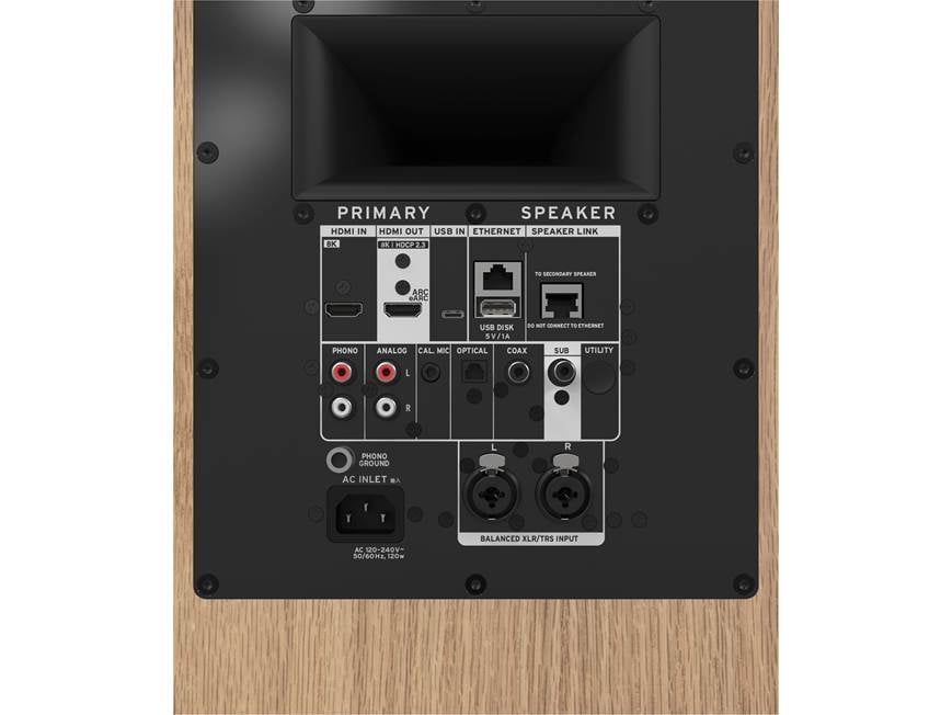 Klipsch The Nines II (Red oak) Powered stereo speakers with Wi-Fi