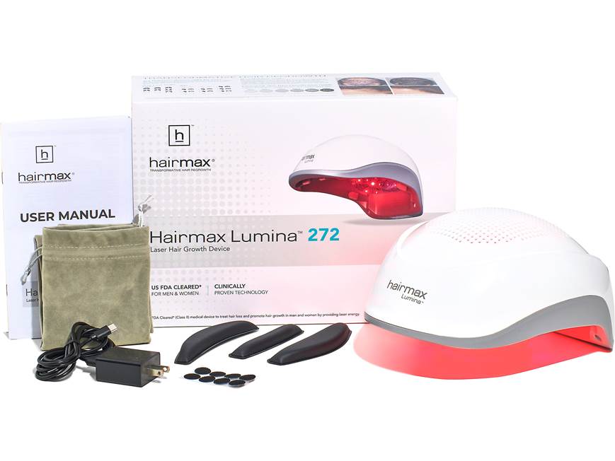 Hairmax Lumina 272 Rechargeable red light therapy helmet for hair