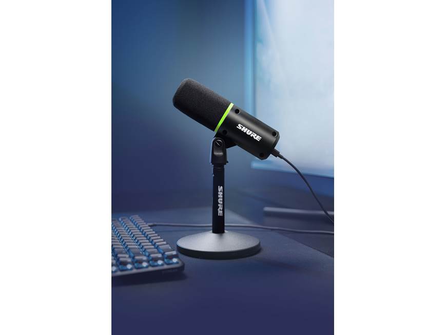 Shure MV6 USB gaming microphone for PC, Mac®, or mobile at Crutchfield