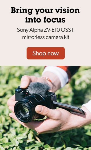 Bring your vision into focus. Sony Alpha ZV-E10 OSS II mirrorless camera kit. Shop now.
