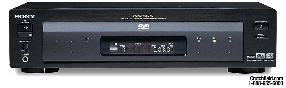 Sony DVP-S7700 Reference DVD/CD player at Crutchfield