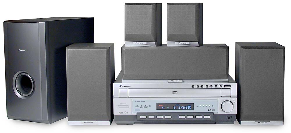 Pioneer HTD-510DV 5-disc DVD home theater system at Crutchfield.com