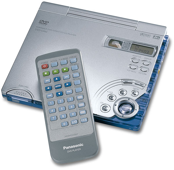 Panasonic DVDPV40 Portable DVD/CD player at