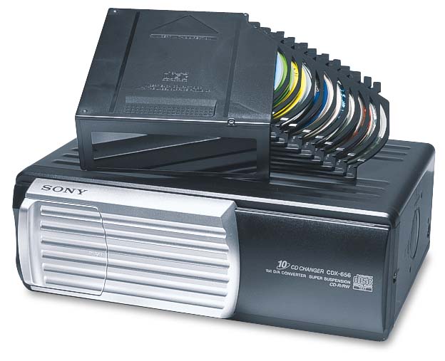 Sony CDX-656 10-disc CD Changer at Crutchfield