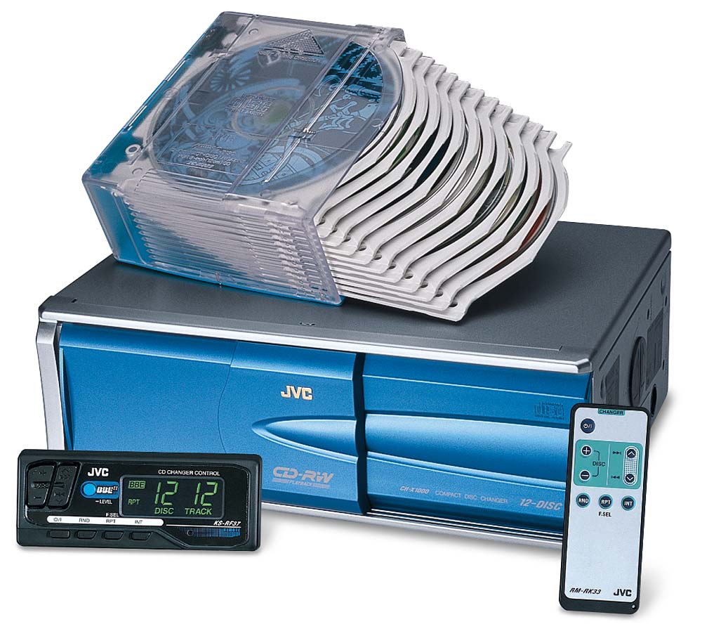 JVC CH-X1000RF Add-on 12-disc CD changer at Crutchfield.com