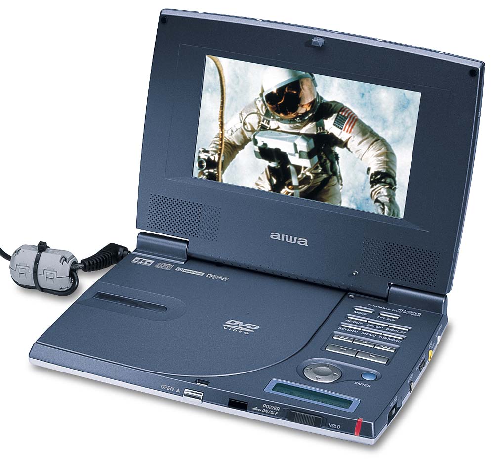 Aiwa XDDW5 Portable DVD/CD player with 5.8" LCD at Crutchfield