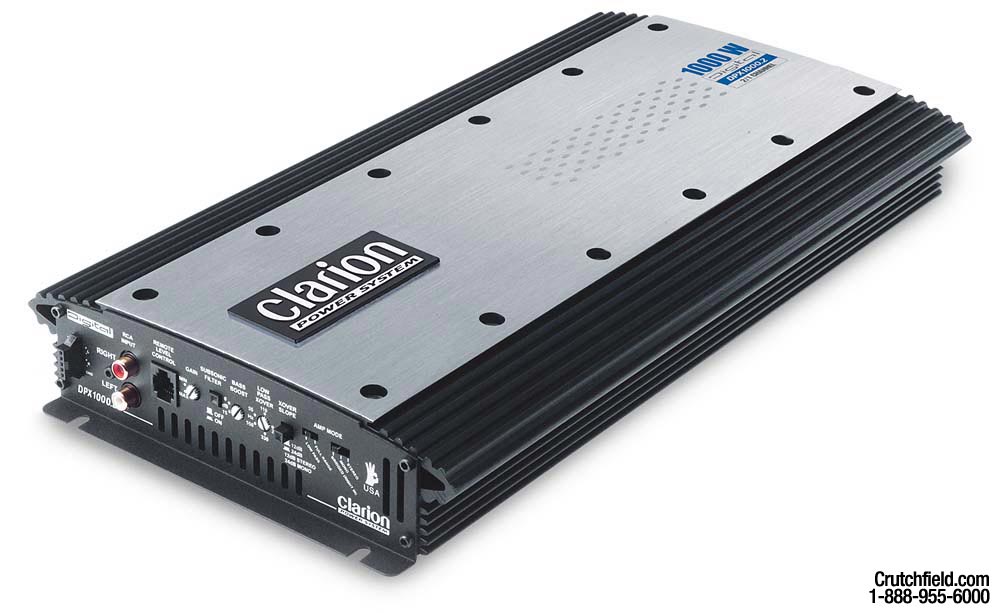 clarion speakers with amplifier