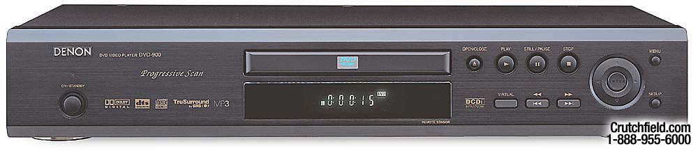 Denon Dvd 900 Dvd Cd Player With Progressive Scan At Crutchfield