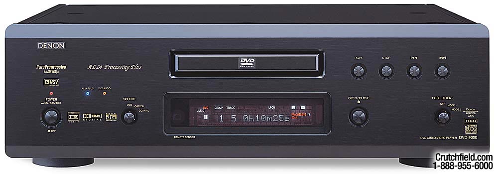 Denon Dvd 9000 Reference Dvd Cd Dvd Audio Player With Progressive Scan At Crutchfield