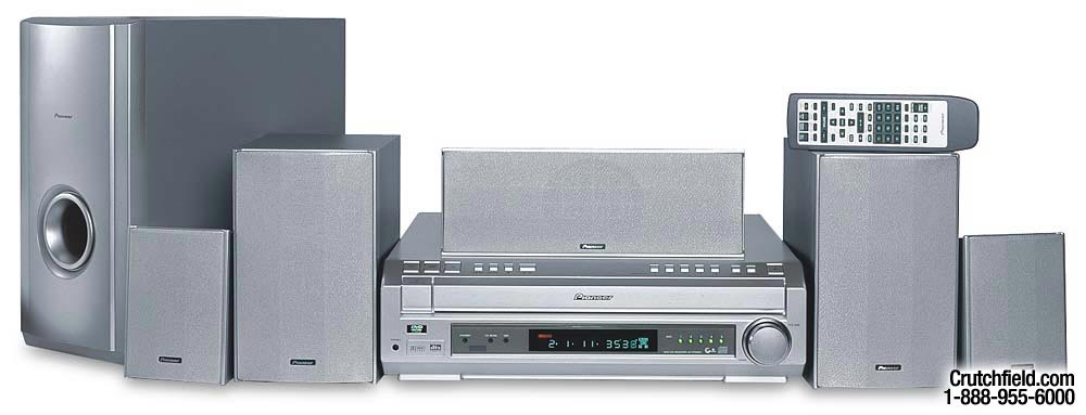 pioneer 5 disc surround sound system