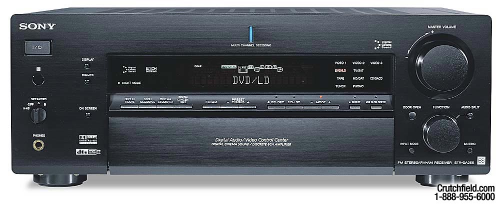 Sony ES STR-DA2ES A/V receiver with Dolby Digital EX, DTS-ES, Pro Logic