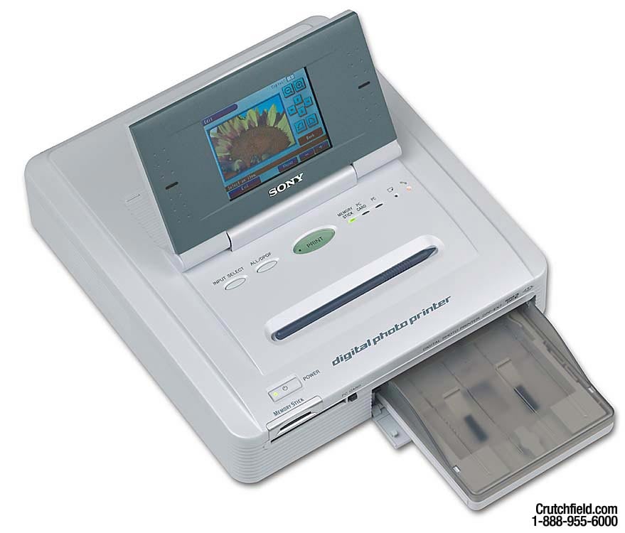Sony DPPEX7 Digital photo printer with 313/16" color LCD at