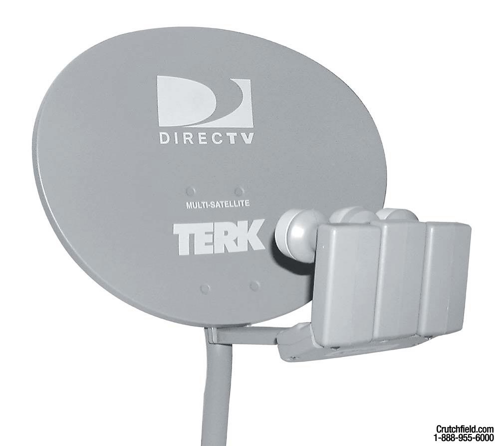 Terk TRK-S24 Triple-LNB DIRECTV® Multi-Satellite Dish at Crutchfield