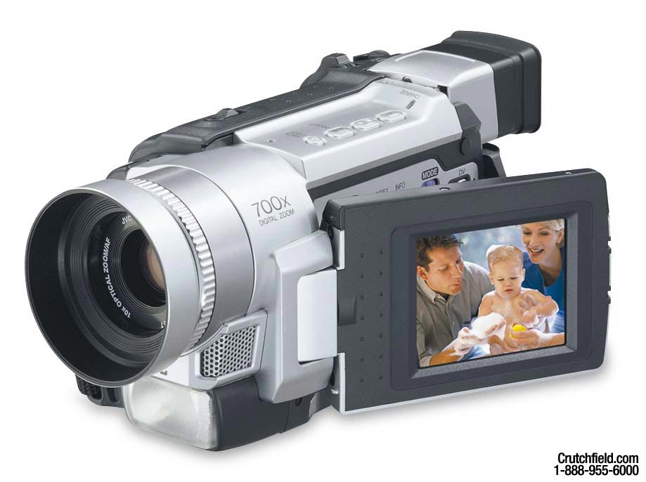 16x Optical, DV in//out, 2.5 LCD, Colour Viewfinder JVC GR-D33 MiniDV Digital Camcorder
