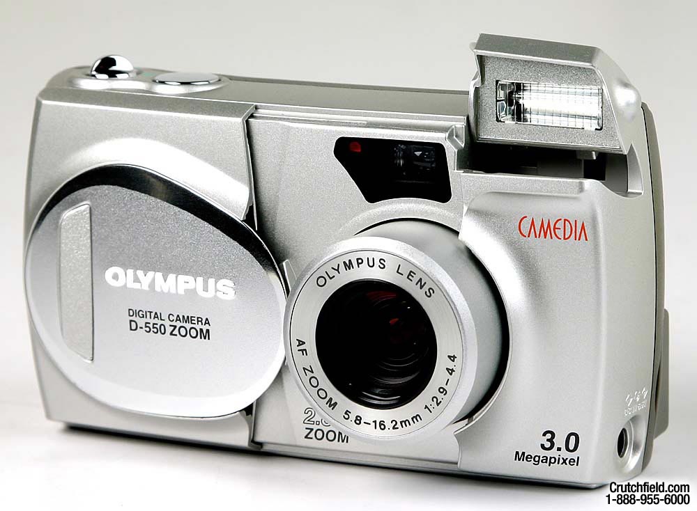 Olympus CAMEDIA™ D550 Zoom Digital camera with SmartMedia® card at
