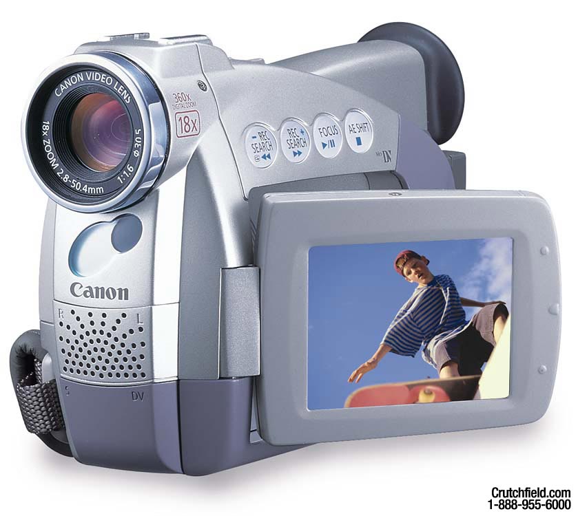 Canon ZR40 Mini DV digital camcorder at Crutchfield