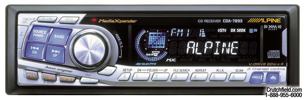 Customer Reviews: Alpine CDA-7893 CD Receiver with Ai-NET CD