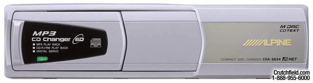 Customer Reviews: Alpine CHA-S634 6-disc Ai-NET CD/MP3 Changer at