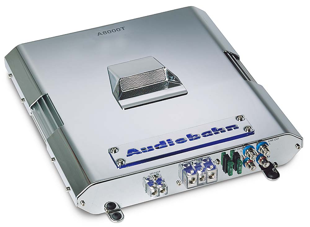 Audiobahn A8000T Mono subwoofer amplifier 400 watts RMS x 1 at